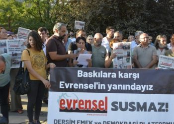 ‘İlan kesme ile Evrensel susmaz’