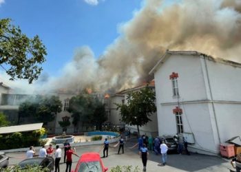 Balıklı Rum Hastanesi’nde yangın