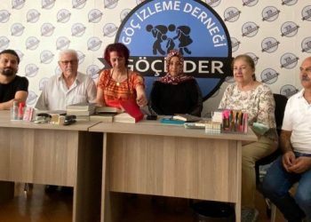 GÖÇİZDER’in nöbet eylemine dayanışma ziyareti