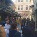 Direnişteki işçilere polis engeli