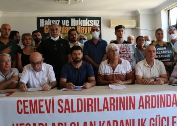 Cemevlerine yönelik saldırı protesto edildi