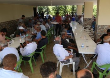 Bazo Yılmaz için kurulan taziyeye kitlesel ziyaret