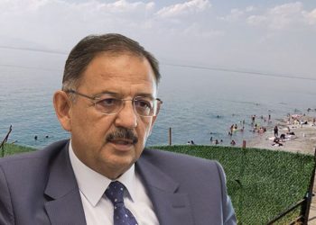 AKP Genel Başkan Yardımcısı Mehmet Özhaseki, harem selamlık plajın açılışını yaptı
