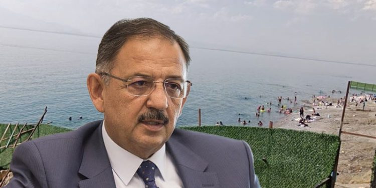 AKP Genel Başkan Yardımcısı Mehmet Özhaseki, harem selamlık plajın açılışını yaptı