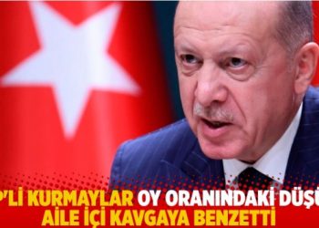 AKP kurmayları oy oranlarındaki d&uuml;ş&uuml;ş&uuml; 'aile i&ccedil;i kavga'ya benzetti