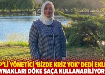 AKP&rsquo;li y&ouml;netici: Bizde kriz yok, kaynakları d&ouml;ke sa&ccedil;a kullanabiliyoruz