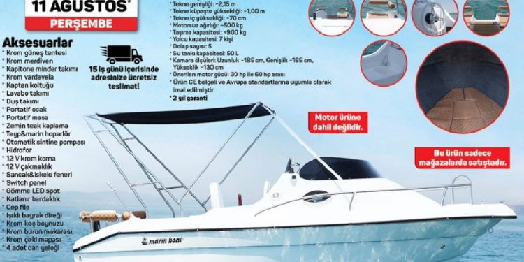 Aldın aldın! A101 tekne satacak