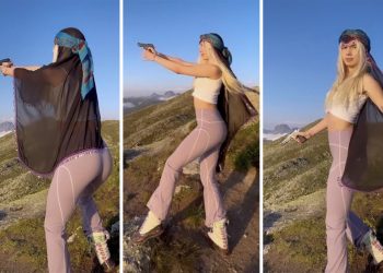 Aleyna Tilki ‘Bang Bang’ notuyla silahlı atış görüntülerini paylaştı