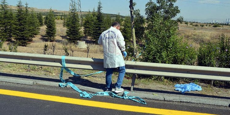 Ankara'da yol kenarında bir ceset bulundu