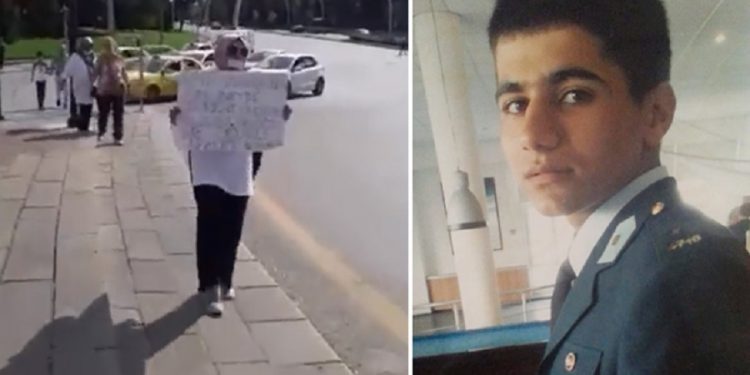 Askeri öğrenci Bilal Bilger için özgürlük isteyen teyzesi gözaltına alındı