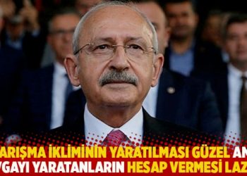 "Barışma ikliminin yaratılması g&uuml;zel ama kavgayı yaratanların topluma hesap vermesi lazım"