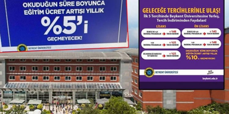 Beykent Üniversitesi verdiği sözü tutmadı: Geçen sene 17 bin TL olan yıllık harç 55 bin TL'ye yükseldi