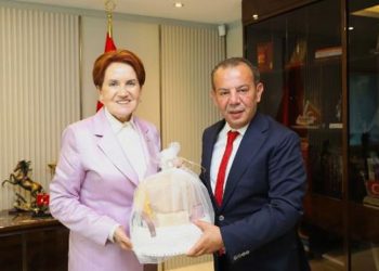 CHP'den ihracı istenen Tanju Özcan'dan Meral Akşener’e ziyaret