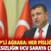CHP'li Ağbaba: Her pisliğin, ahlaksızlığın ucu saraya çıkıyor