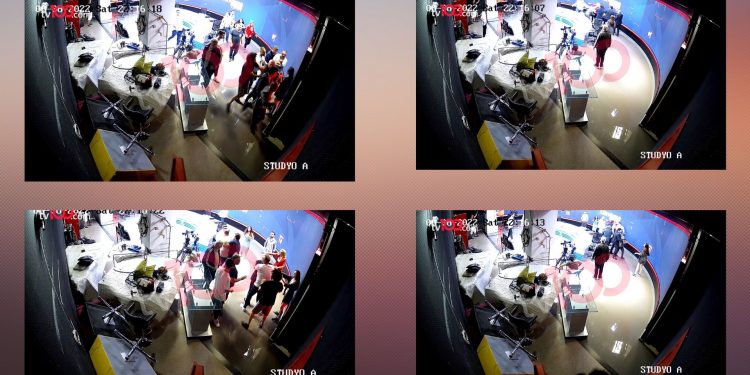 Cemal Enginyurt’un korumasının Latif Şimşek’i darp anı kamerada