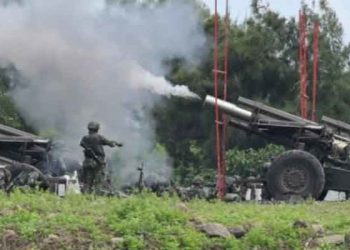 Çin, 'savaş oyunlarını' uzatmıştı; Tayvan, obüs ateşleyerek askeri tatbikatlar yaptı