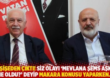 Cin şişeden &ccedil;ıktı! Siz olayı &lsquo;Mevlana Şems aşkına ne oldu?&rsquo; deyip makara konusu yaparken...