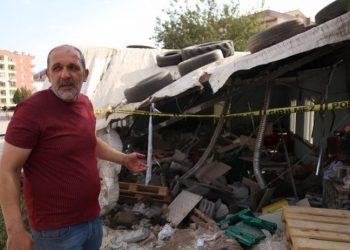 Derik'te iş yeri yıkılan yurttaş: Her yıl ölenler oluyor, kaymakama anlattım önlem alınmadı