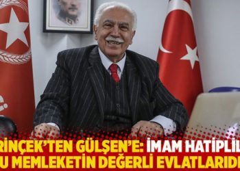 Doğu Perin&ccedil;ek'ten G&uuml;lşen'e: İmam hatipliler bu memleketin değerli evlatlarıdır