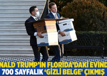 Donald Trump&rsquo;ın Florida&rsquo;daki evinden 700 sayfalık &lsquo;gizli belge&rsquo; &ccedil;ıkmış