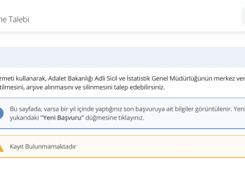 E-devlet’te ‘adli sicil kaydı sildirme’ yoğunluğu
