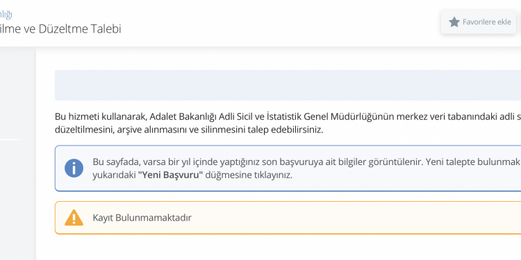 E-devlet’te ‘adli sicil kaydı sildirme’ yoğunluğu