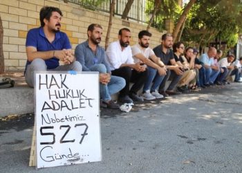Emine Şenyaşar'ın çağrısı yanıtsız bırakılmadı: Adalet Nöbeti'ne TMMOB da katıldı