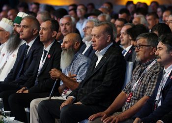 Erdoğan Hacı Bektaş'ta konuştu: Bilindiği gibi bu dergâh, Cumhuriyet ile birlikte kapatılmıştı