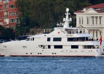 Erdoğan'ın dev protokol yatı ilk kez g&ouml;r&uuml;nt&uuml;lendi