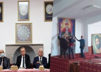 Erdoğan’ın ziyaret ettiği Cemevi yönetiminin ihracı istendi