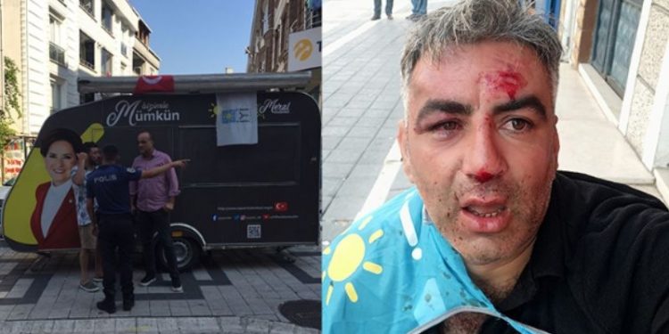 Esenyurt'ta İYİ Partililere saldırı: 'MHP'li vekiller saldırıyı izlemiş'