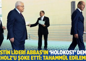 Filistin liderinin 'holokost' demesi, Almanya&rsquo;da şok etkisi yarattı: Tahamm&uuml;l edilemez