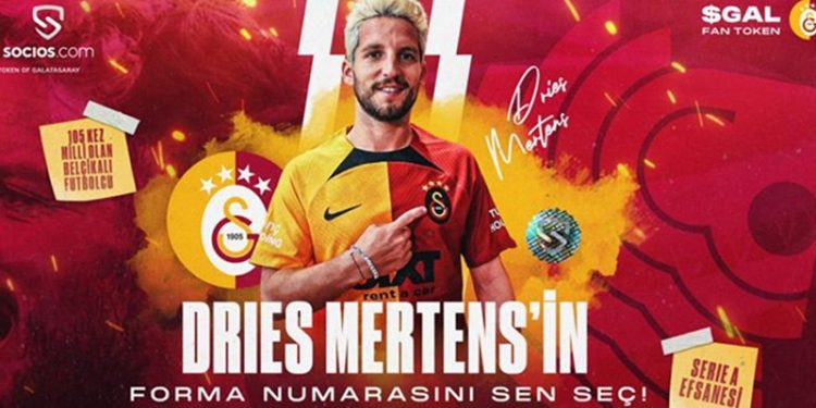 Galatasaraylı Mertens'in forma numarasını taraftarlar seçecek
