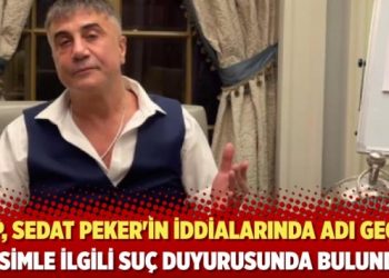 HKP, Sedat Peker'in iddialarında adı ge&ccedil;en 7 isimle ilgili su&ccedil; duyurusunda bulundu