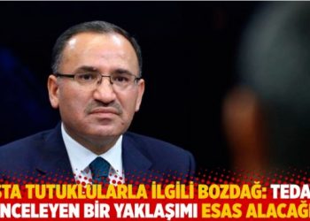 Hasta tutuklularla ilgili Bozdağ: Tedaviyi &ouml;nceleyen bir yaklaşımı esas alacağız