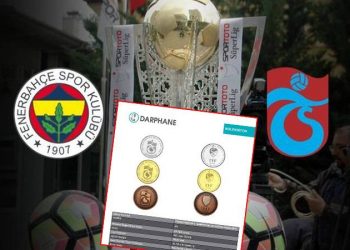 Hazine'nin bastığı "Trabzonspor hatıra parası"na Fenerbahçelilerden tepki: 8 şampiyonluk detayı...