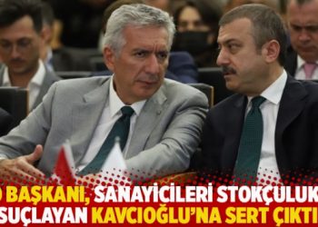 İSO başkanı Bah&ccedil;ıvan, sanayicileri stok&ccedil;ulukla su&ccedil;layan Kavcıoğlu&rsquo;na sert &ccedil;ıktı