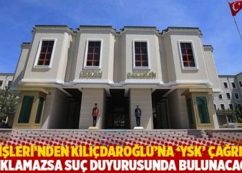 İ&ccedil;işleri&rsquo;nden Kılı&ccedil;daroğlu&rsquo;na &lsquo;YSK&rsquo; &ccedil;ağrısı: A&ccedil;ıklamazsa su&ccedil; duyurusunda bulunacağız