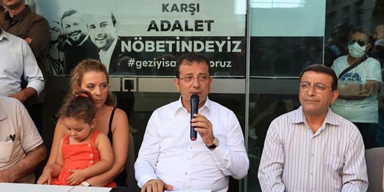 İmamoğlu 'Gezi Nöbeti'ne katıldı: Tayfun çıkacak, bizimle çalışacak