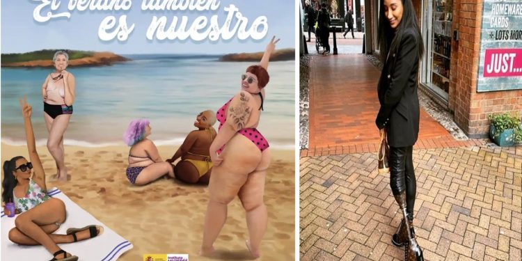 İspanya'nın beden olumlama kampanyasında bir skandal daha: Modelin protez bacağı değiştirilmiş