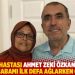 Kanser hastası Ahmet Zeki Özkan tahliye edildi: 'Babamı ilk defa ağlarken gördüm'