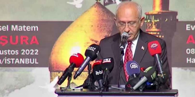 Kılıçdaroğlu: Hz. Hüseyin’e ağlayıp Yezid gibi davrananlardan değiliz