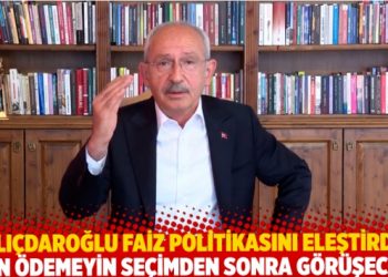 Kılı&ccedil;daroğlu, h&uuml;k&uuml;metin faiz politikasını eleştirdi: &Ouml;demeyin, se&ccedil;imden sonra onlarla g&ouml;r&uuml;şeceğiz