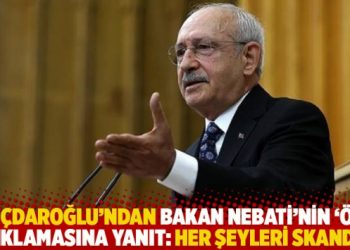 Kılı&ccedil;daroğlu'ndan Bakan Nebati'nin '&Ouml;TV' a&ccedil;ıklamasına yanıt: Her şeyleri skandal