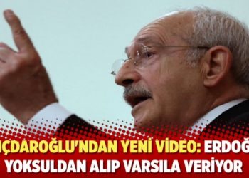 Kılı&ccedil;daroğlu&rsquo;ndan yeni video: Erdoğan yoksuldan alıp varsıla veriyor!