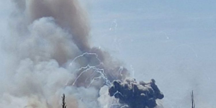 Kırım'da Rus üssünde patlamalar meydana geldi