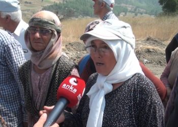 K&ouml;m&uuml;r madeni i&ccedil;in arazileri kamulaştırılan k&ouml;yl&uuml;ler n&ouml;bet tutmaya başladı