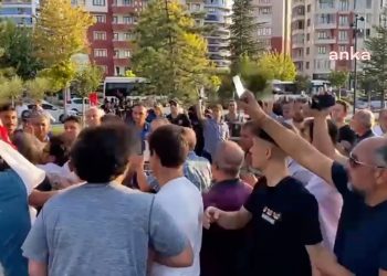 Konya’da Saadet Partililere zabıta biber gazı sıktı