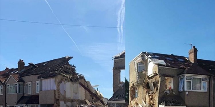 Londra’da gaz patlaması nedeniyle bina çöktü: 1 ölü, 3 yaralı