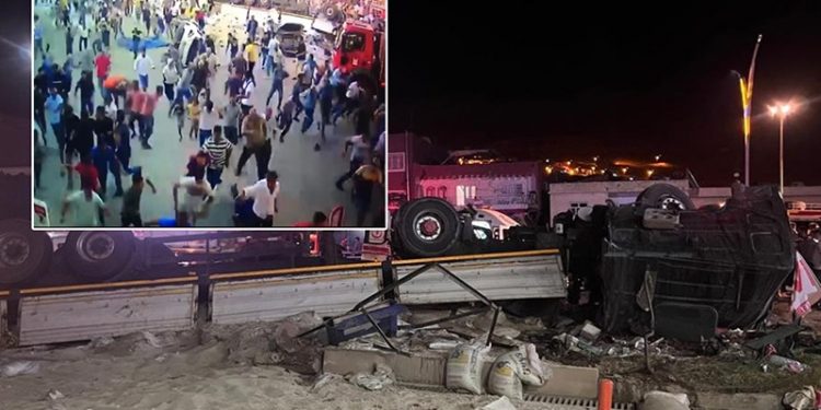 Mardin'de kaza yapan TIR'lar Cengiz Holding'e ait